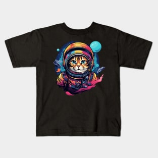 space cat Kids T-Shirt